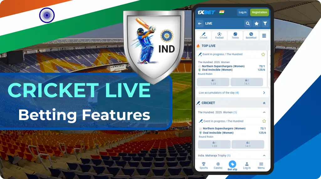 Live Cricket 1xBet